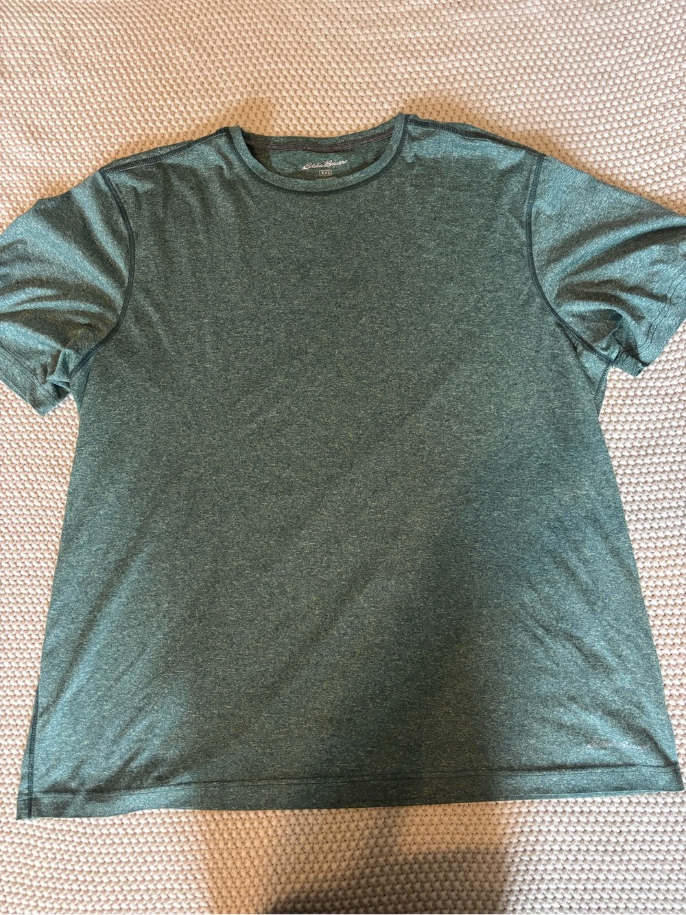 Eddie Bauer Heather Teal Short Sleeve Crew Tee size XXL